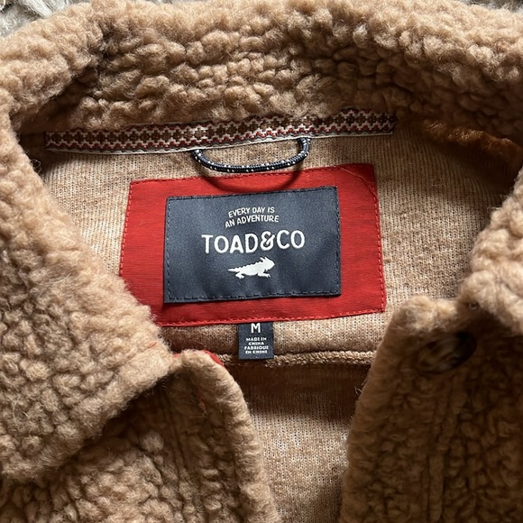 Toad and Company Sherpa button jacket. - Picture 2 of 2